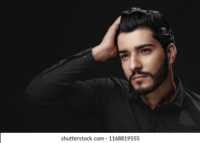 Black Hair Man Images Stock Photos Vectors Shutterstock
