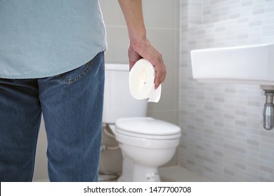 Man Caught His Stomach Had Painful Stock Photo (Edit Now) 1396028063