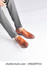 Men Loafer Shoes without socks