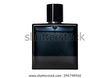 Men perfume isolated on a white background