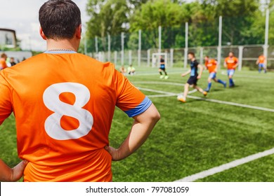 Men Playing Amateur Friendly Football Match