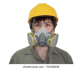 Men Protection Cartridge Respirator Gas Mask .