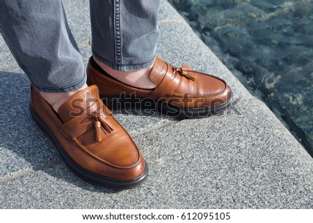 men shoes street city walk