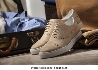 beige suede shoes mens