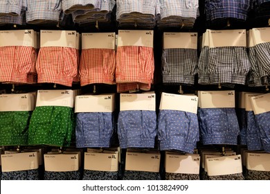 Men Underwear On Sale In A Shop