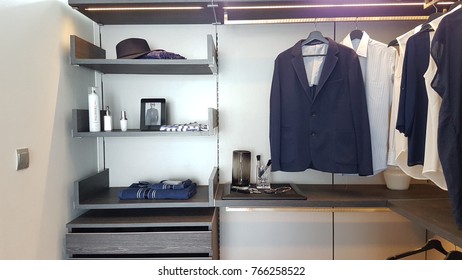 Men Walk In Closet