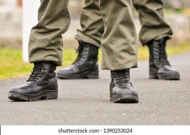 Men And Women From Republican Sinn Fein, Wear Paramilitary Uniforms