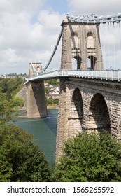 The Menai Straits Suspension Bridge That Was Built By Thomas Telford In 1826