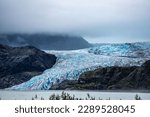 Mendenhall Glacier in Juneau Alaska