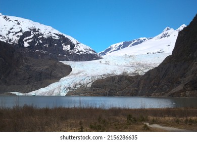Mendenhall Glacier near Juneau, Alaska May 7, 2022
