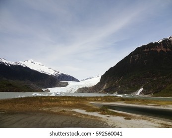 Mendenhall Glacier, Mendenhall Valley, Juneau, Alaska, United States