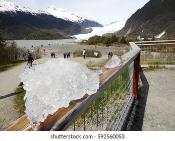 Mendenhall Glacier, Mendenhall Valley, Juneau, Alaska, United States