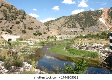 Menderes River Branch Near Tripolis Ancient City