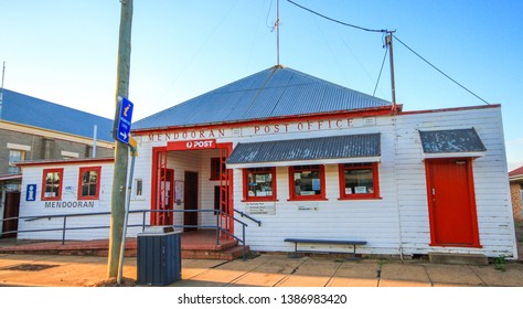 MENDOORAN, NEW SOUTH WALES, AUSTRALIA, APRIL 2019; The Post Office Keeps Country Towns Like This One Alive In Rural Australia.