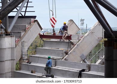 MENDOZA, ARGENTINA, June 10, 2015. Aconcagua Arena, Construction Of A Sports Stadium With A Capacity Of 8,500 People. General San Martín Park, Ciudad De Mendoza. Foto: Axel Lloret.