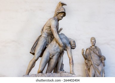 Menelaus Supporting Body Patroclus Known Pasquino Stock Photo 264402404 ...