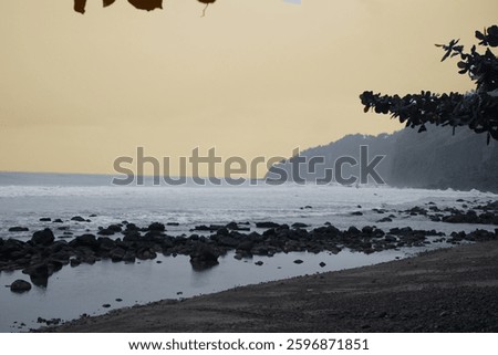                         Menganti beach Kebumen Central Java       
