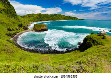 menganti beach at middle of java indonesia