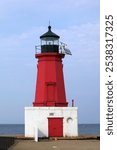 Menominee Pier Light (1927), Menominee, Lake Michigan, Michigan, USA