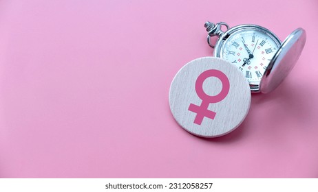 Concepto menopausia  Símbolo