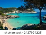 Menorca, cala mitjana, balearic islands