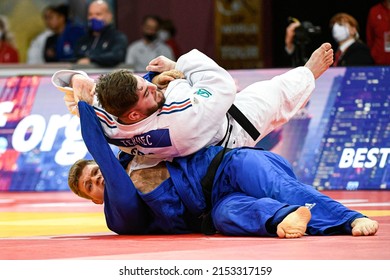 Men's +100 Kg, Joseph Terhec (white) Of France Competes During The Paris Grand Slam 2022, IJF World Judo Tour On February 6, 2022 At Accor Arena In Paris, France.