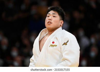 Men's +100 Kg, Kokoro Kageura Of Japan Competes During The Paris Grand Slam 2022, IJF World Judo Tour On February 6, 2022 At Accor Arena In Paris, France.