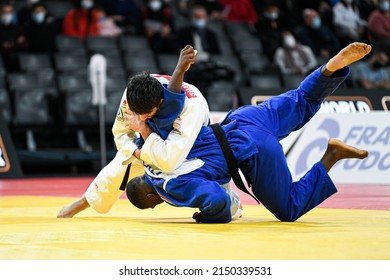 Men's -73 Kg, Lasha Shavdatuashvili Of Georgia Competes During The Paris Grand Slam 2022, IJF World Judo Tour On February 5, 2022 In Paris, France.