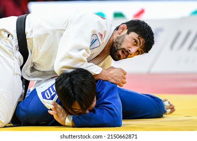 Men's -73 Kg, Lasha Shavdatuashvili Of Georgia Competes During The Paris Grand Slam 2022, IJF World Judo Tour On February 5, 2022 In Paris, France.