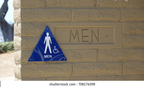 Men's Bathroom Sign