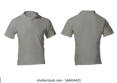 light grey polo t shirt