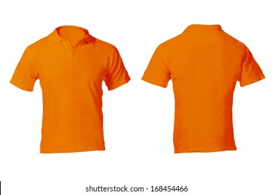 orange t shirt with collar
