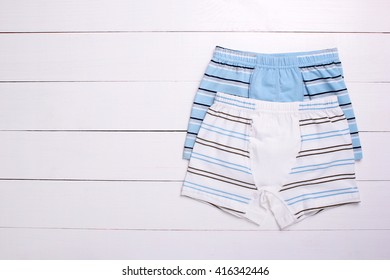 Men's Boxer Briefs Isolated On A White Background