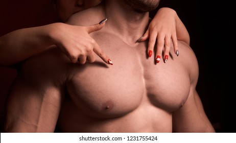 Big breasts with men Enlarged breasts