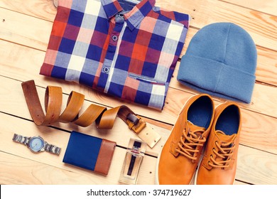 Men's casual clothes and accessories