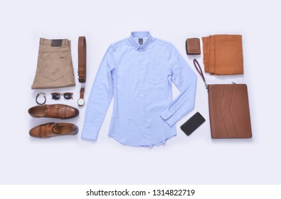 Mens Casual Outfit Mens Fashion Clothing Stock Photo 1314822719 ...