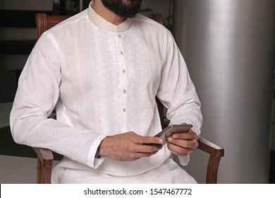 Men's Fabric Kurta, Shalwar Kameez, Cotton, Boski, Karandi Latest Embroidered Style With Beautiful Modeling And Photography.