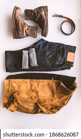 Mens Fashion Flat Lay Photoshoot