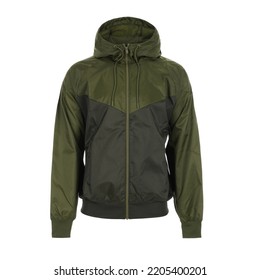 Men's Green Sports Jacket For Windy Weather