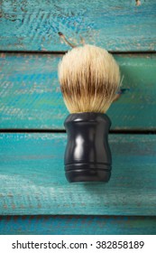 Mens Grooming Tools On A Blue Background