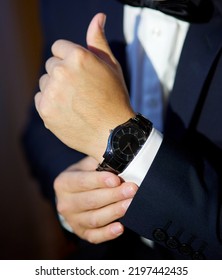 Mens Hands Expensive Watches Stock Photo 2197442435 | Shutterstock