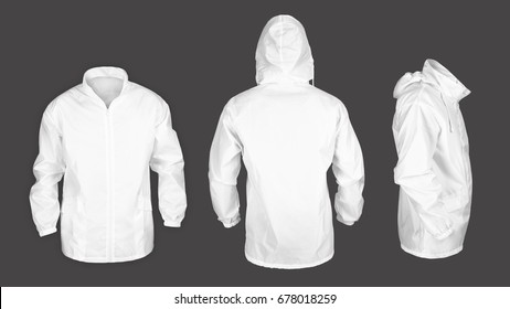 white jacket without hood