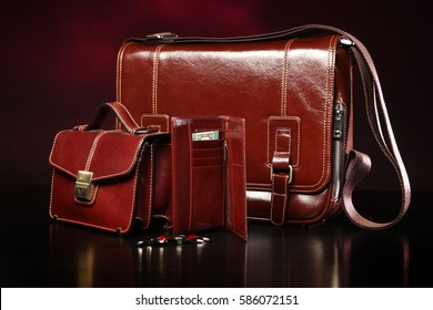 Men's leather bags