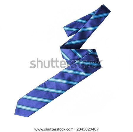 Men's necktie isolated on white background