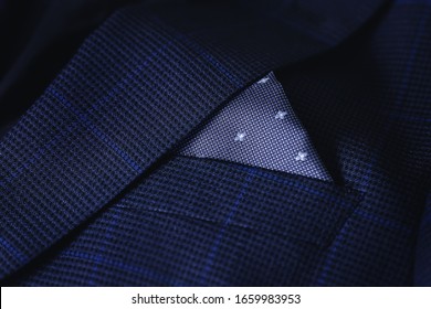 Men's Pocket Square Close Up.