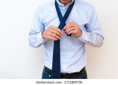 Mens Process Tightening Tie Stock Photo 1711809730 | Shutterstock