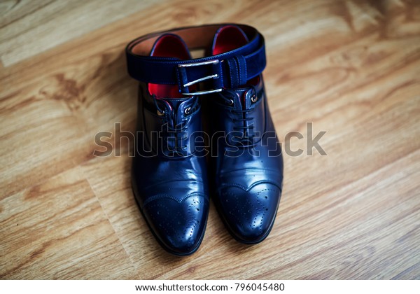dark blue shoes mens