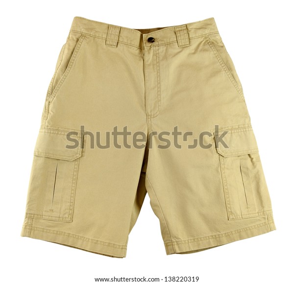 Mens Shorts Isolated On White Background Stock Photo (Edit Now) 138220319