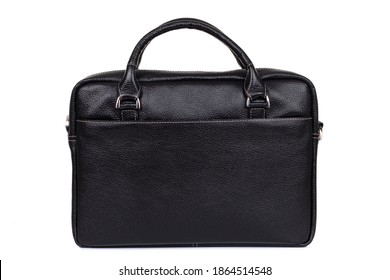 Men's Solid Leather Bag Close Up