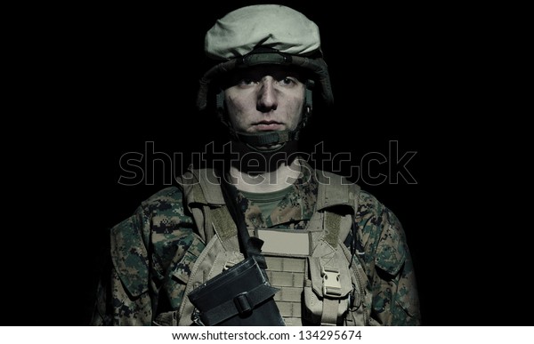 Men\'s tears. Marine\
U.S. Army in sorrow. Soldier\'s longing. Love of country.  Sadness\
for the victims